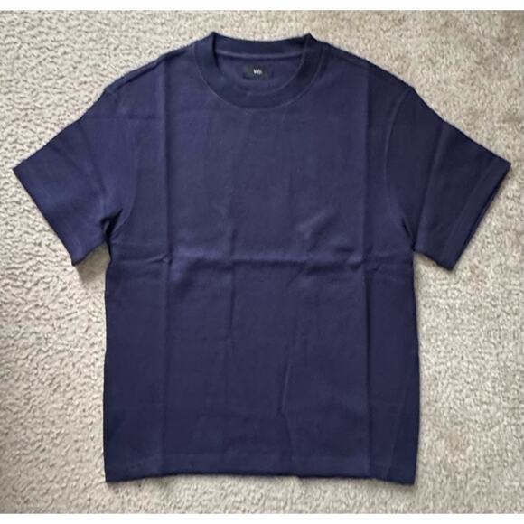 Godi Wear Classic Heavyweight Boxy Navy T-shirt & Black Pants Mens Xsmall NEW - Picture 2 of 12